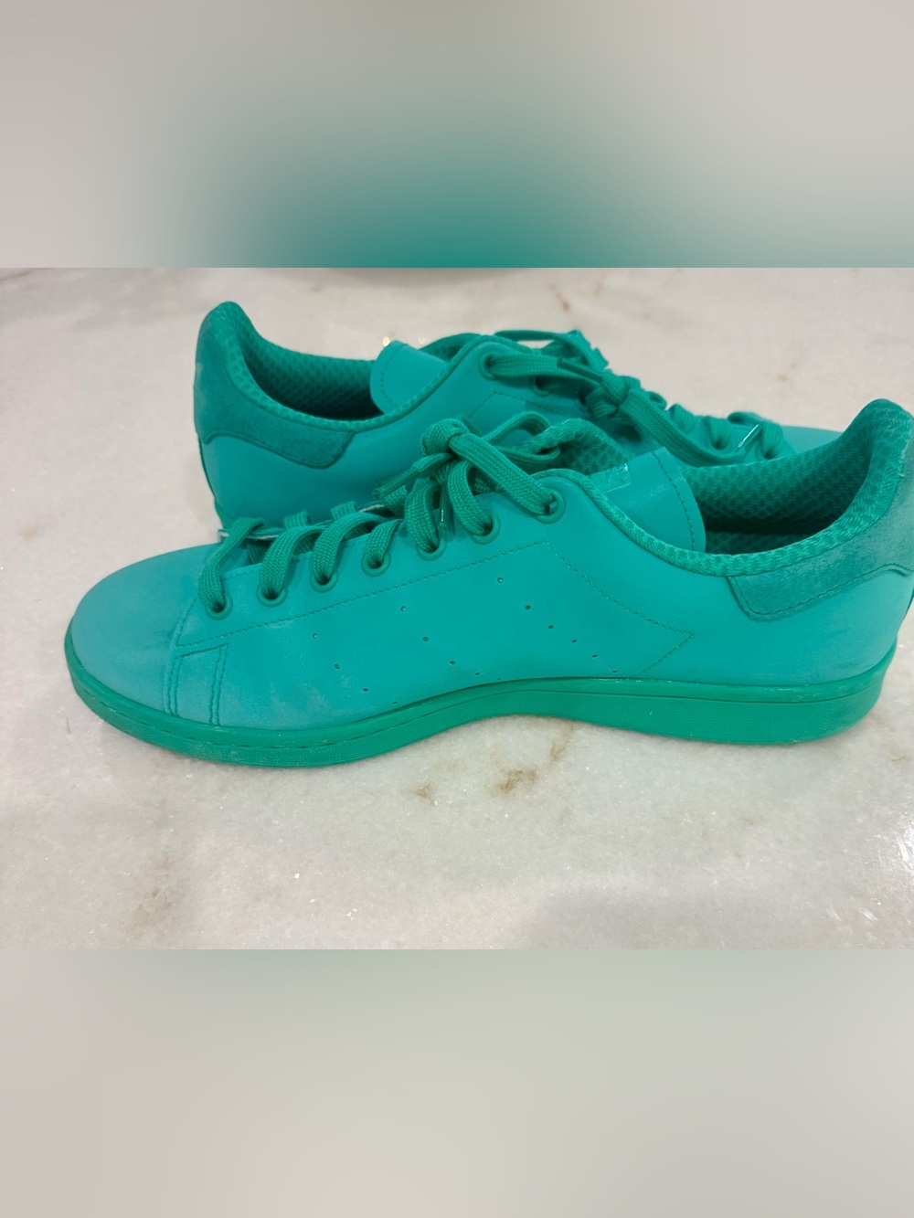 ADIDAS ORIGINALS STAN SMITH ADICOLOR REFELCTIVE GREEN Size 11.5 - Picture 6 of 11
